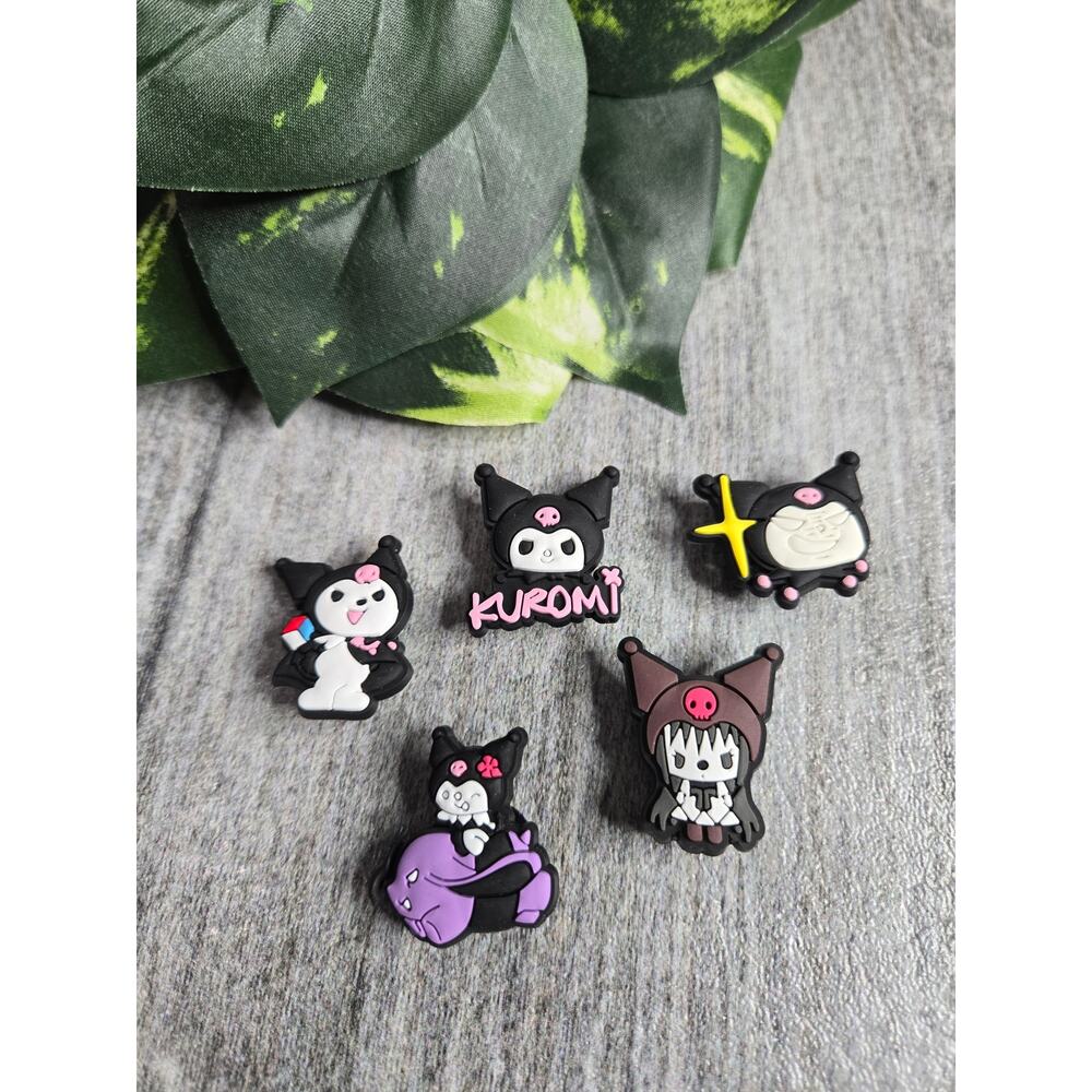 Kuromi Sanrio Shoe Charms - Set of 5